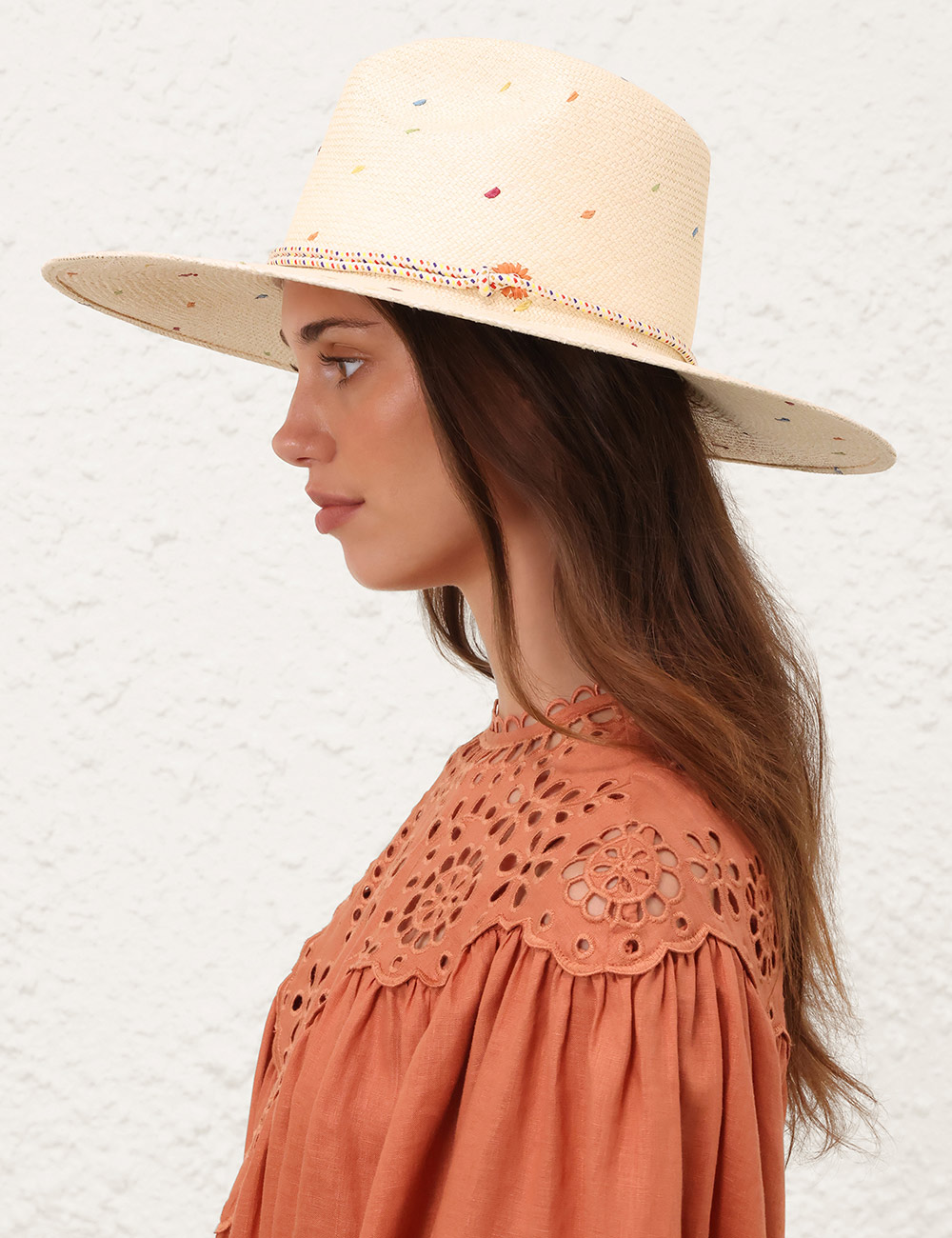 Embroidered Panama
