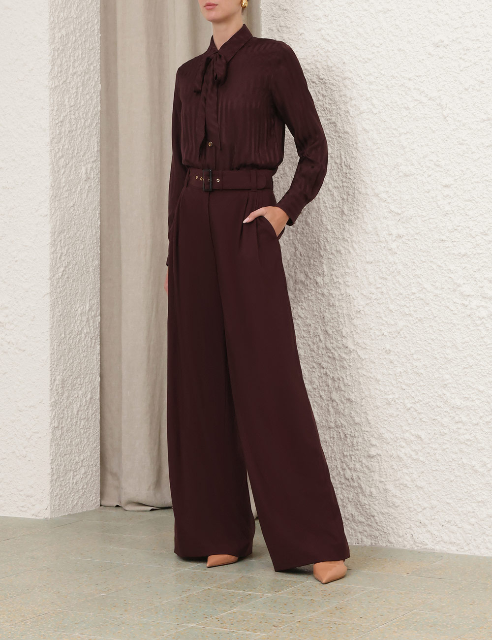 Luna Wool Tailored Pant