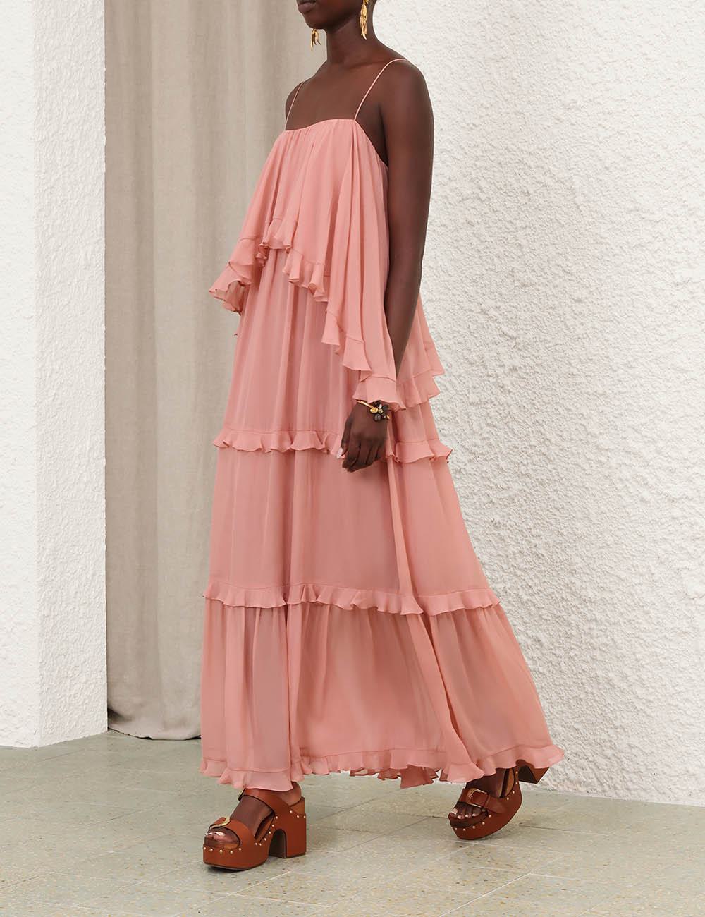 Luna Frilled Slip Dress