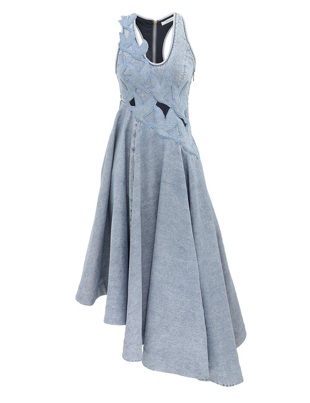 Alchemy Denim Applique Dress