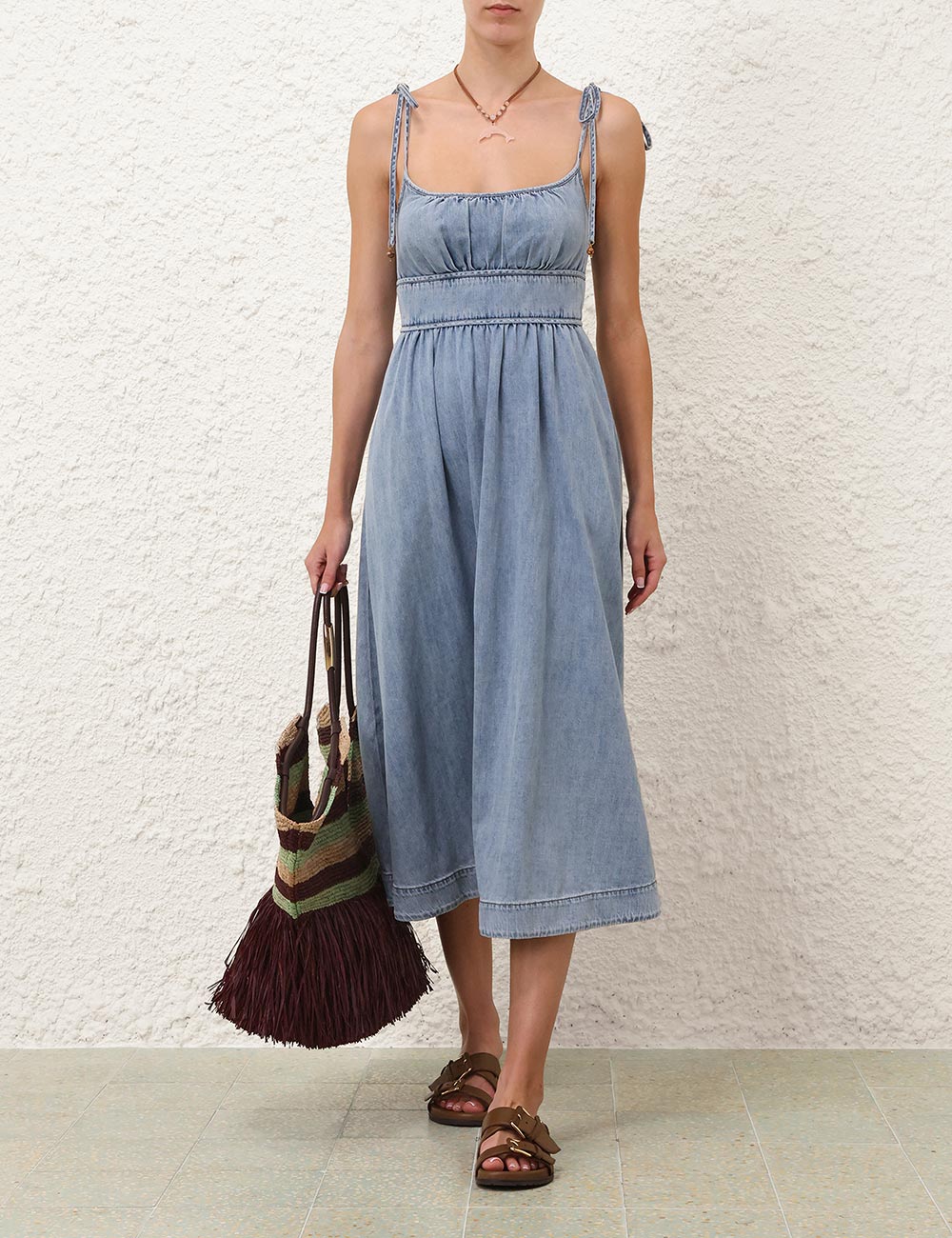 Wanderlust Denim Picnic Dress