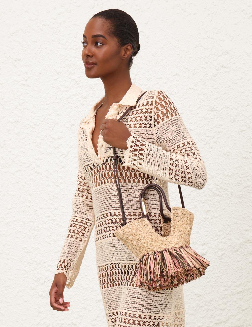 Goldentime Small Fringe Tote