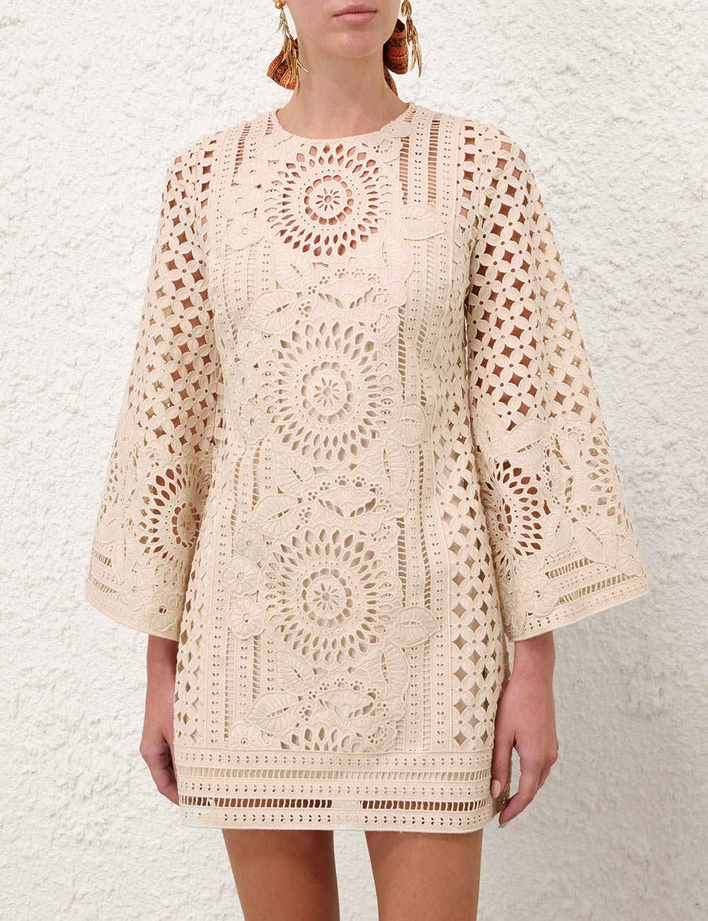 Indra Embroidered Mini Dress Indra Embroidered Mini Dress