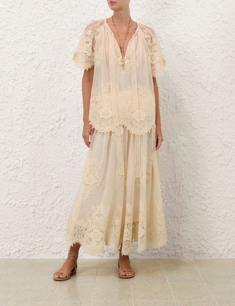 Luna Lace Maxi Skirt