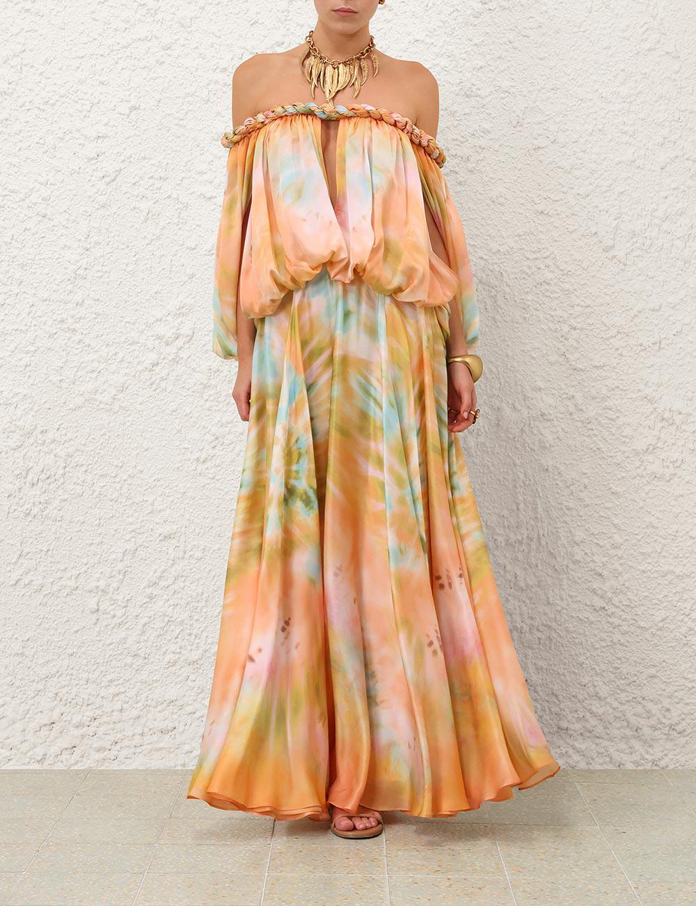 Luna Twist Billow Gown