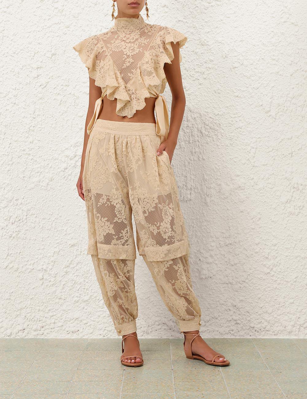Luna Lace Harem Pant