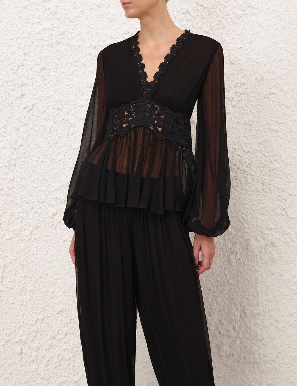 Luna Peplum Blouse
