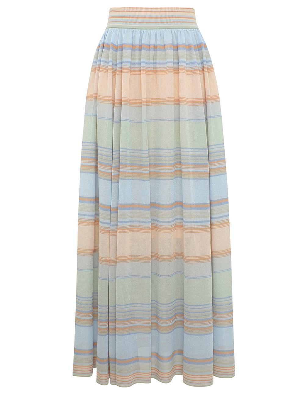 Indra Stripe Circle Skirt