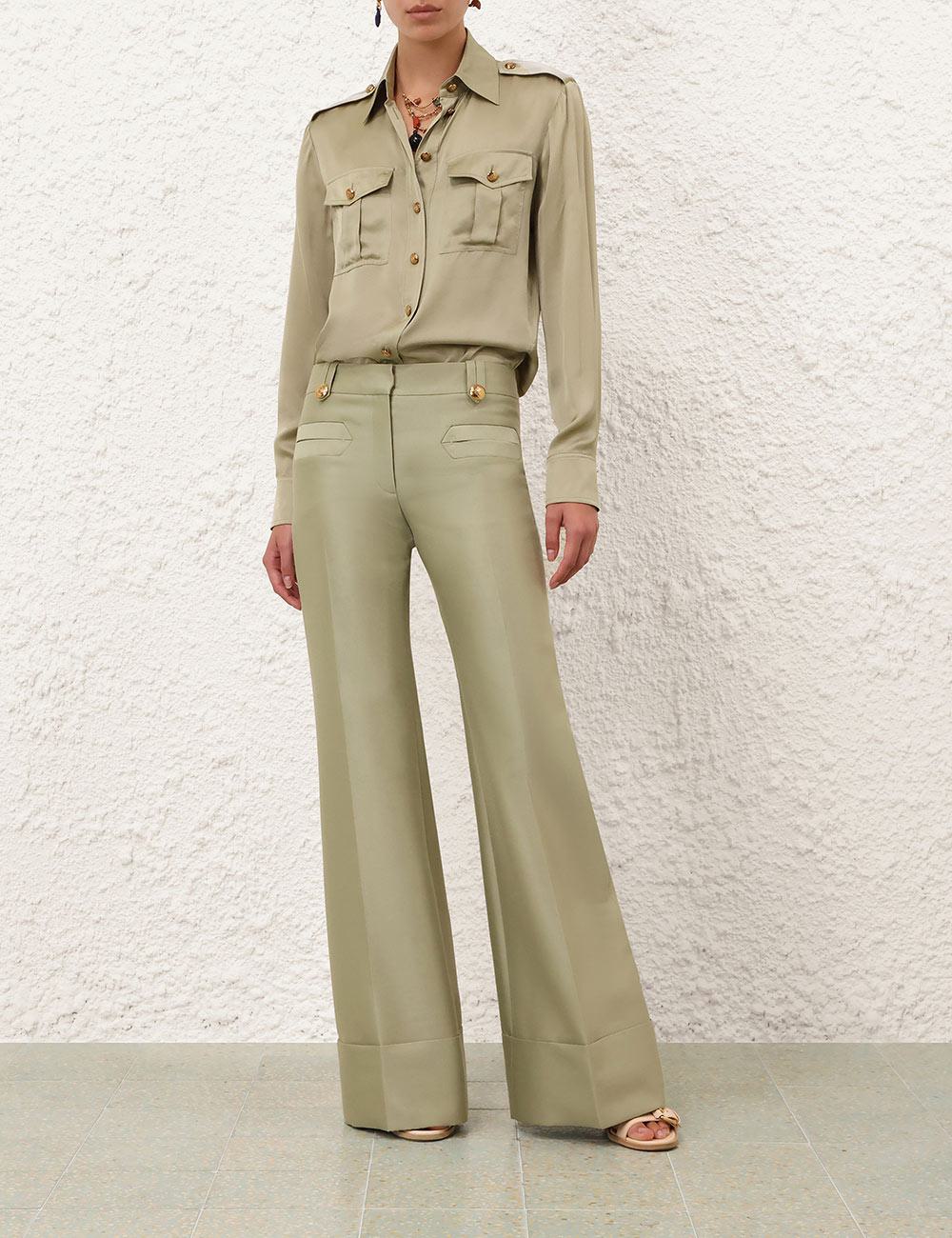 Rebellion Low-Rise Flare Pant