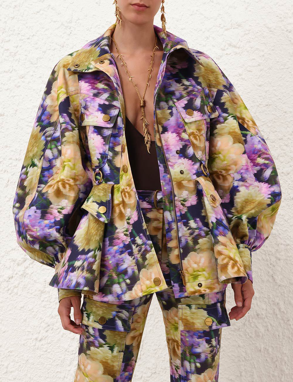 Luna Printed Drill Jacket