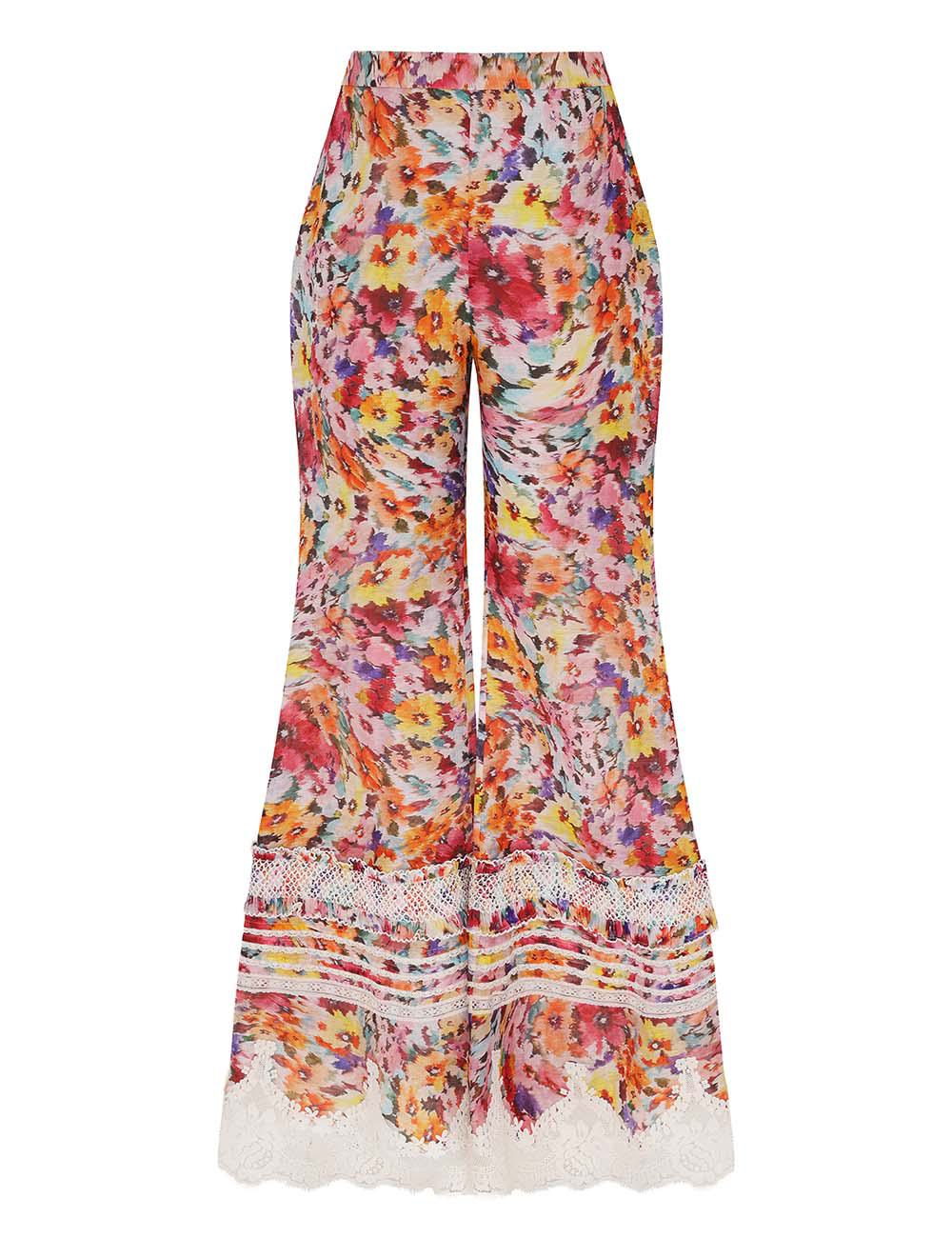 Luna Shirred Flare Pant