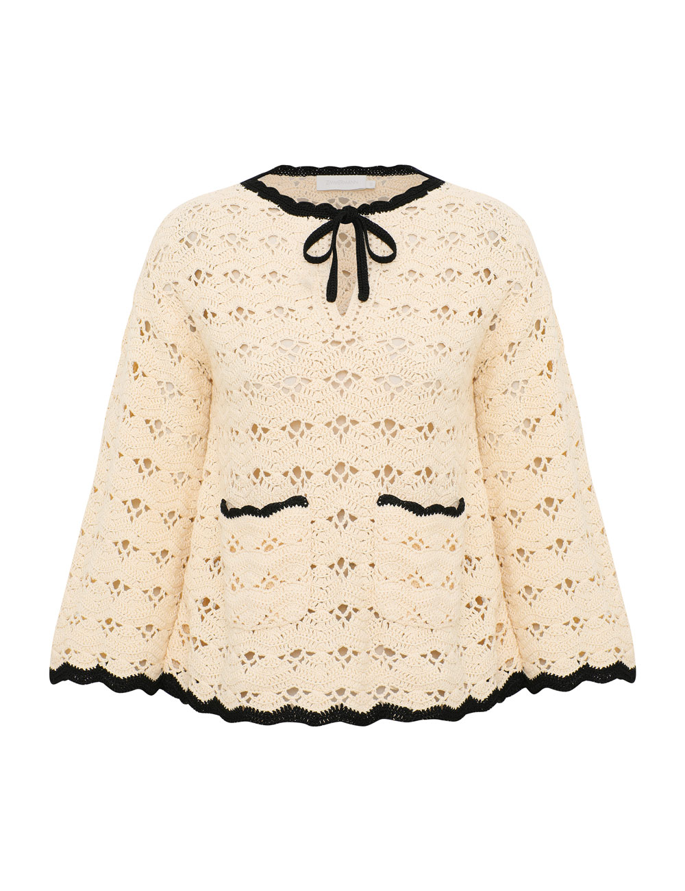 Aster Crochet Tunic Top