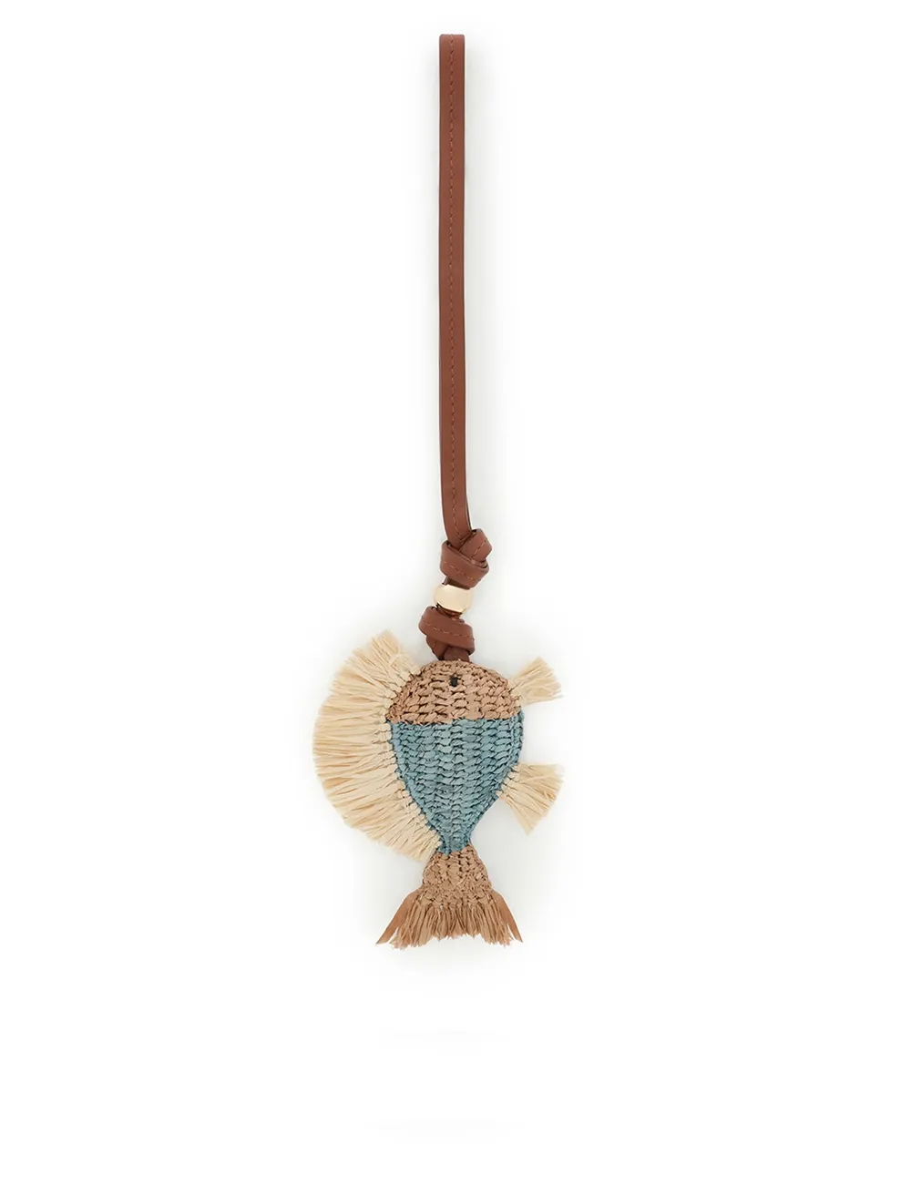 Fish Raffia Bag Charm