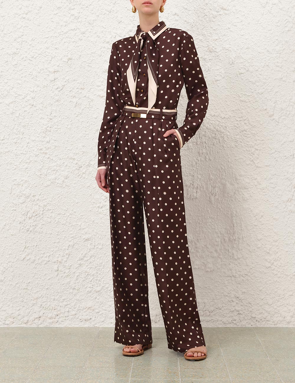 Dot Straight Pant