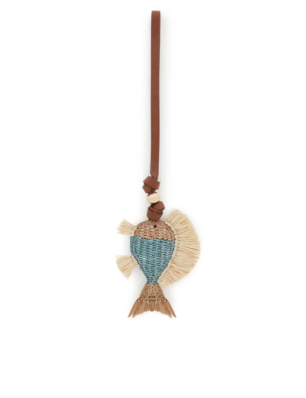 Fish Raffia Bag Charm
