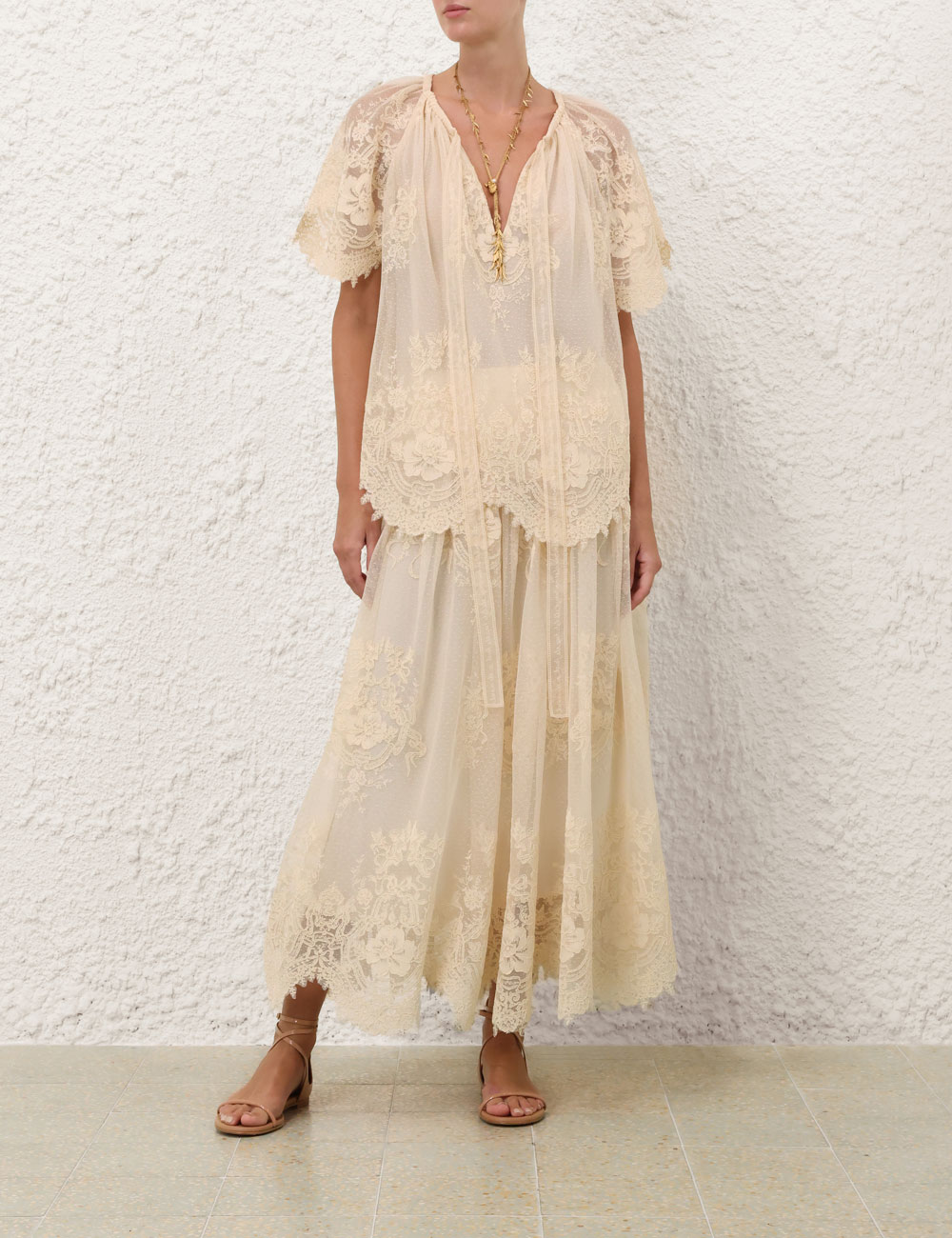 Luna Lace Maxi Skirt