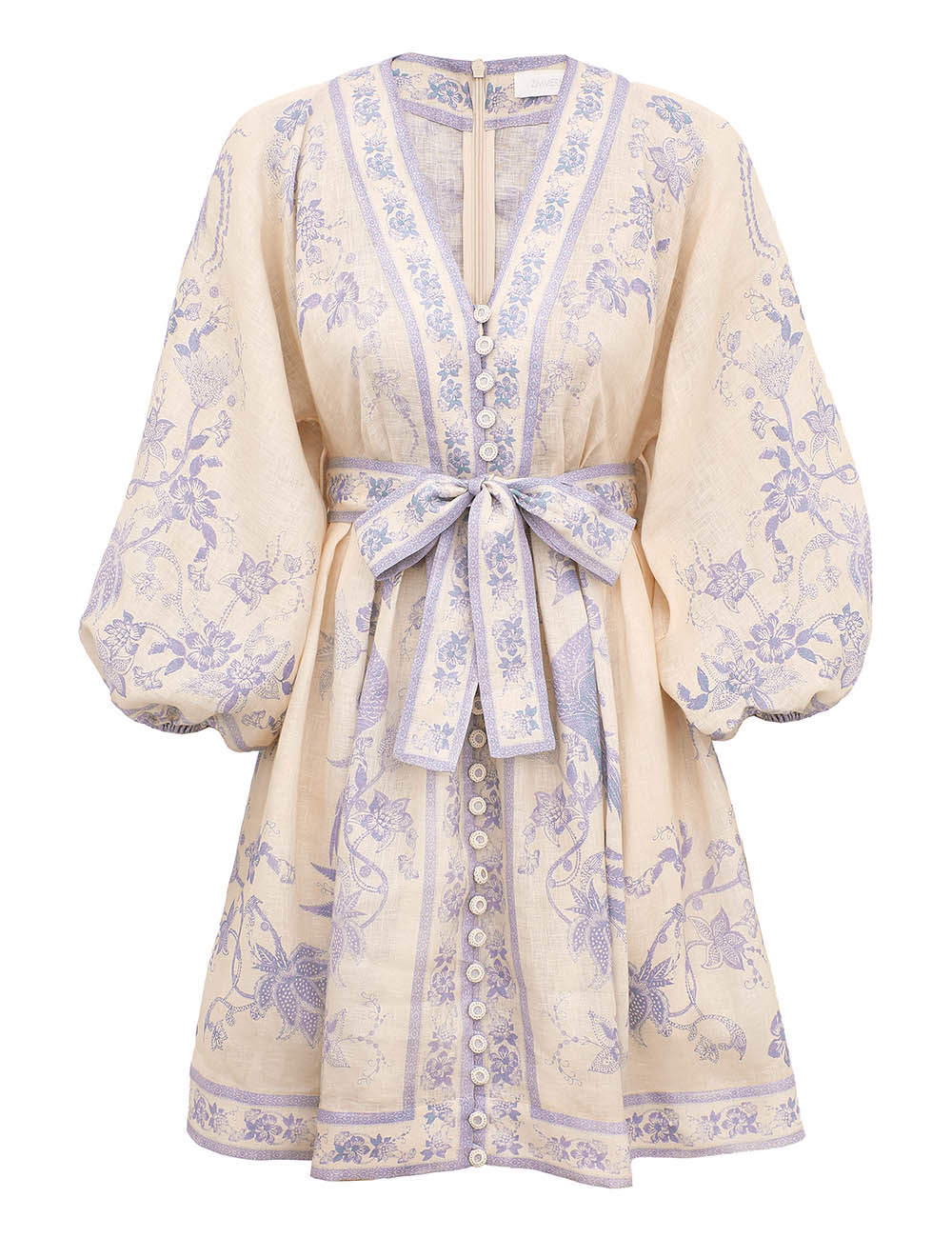 Indra Plunge Mini Dress