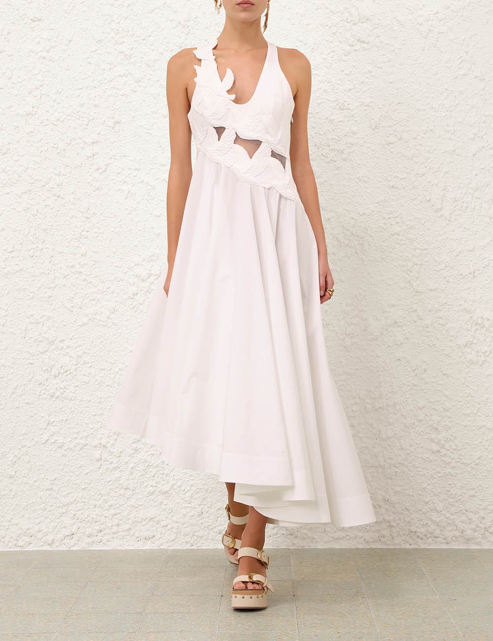 Luna Applique Midi Dress