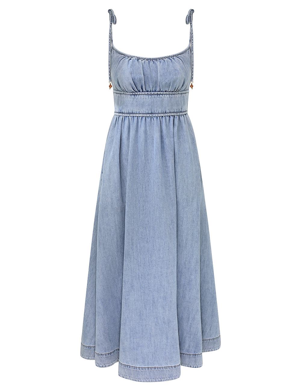 Wanderlust Denim Picnic Dress