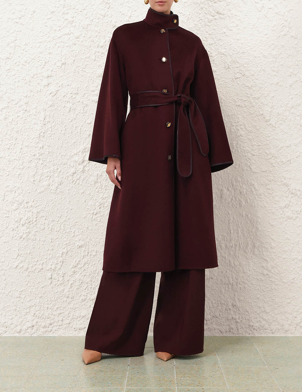 Luna Wool Wrap Coat
