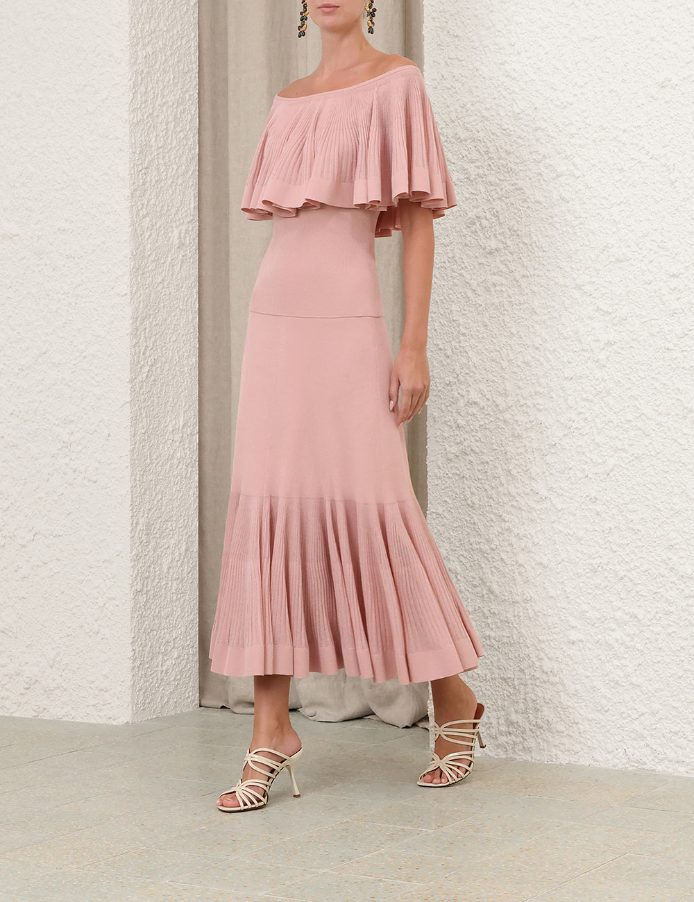 Luna Pleated Frill Skirt