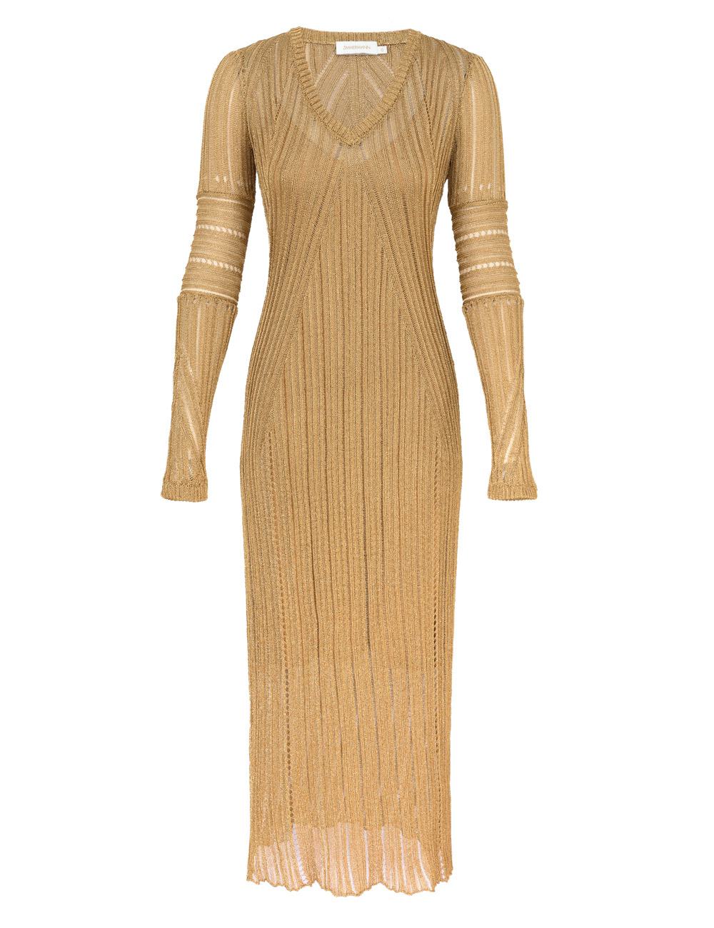 Rebellion Metallic Maxi Dress