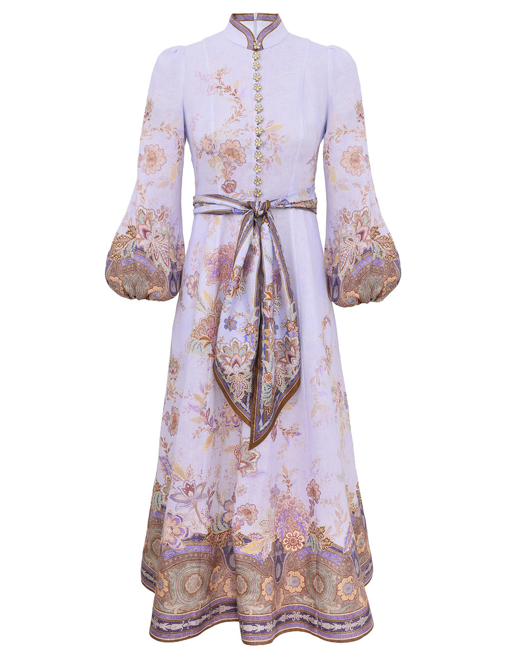 Luna Button Midi Dress