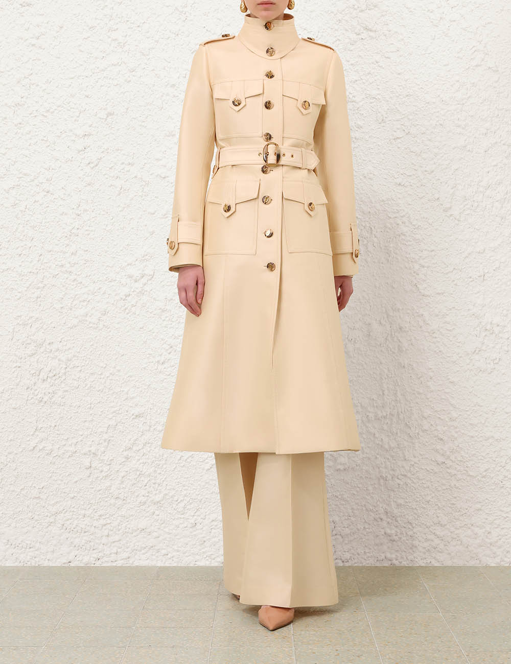 Luna Wool Silk Coat