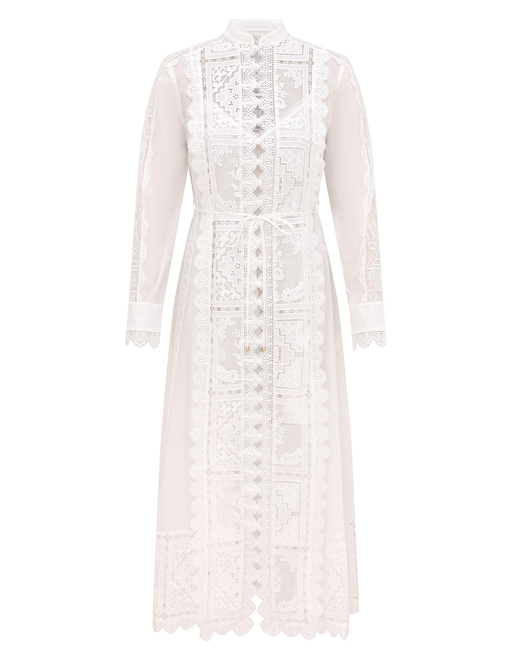 Aster Embroidered Midi Dress