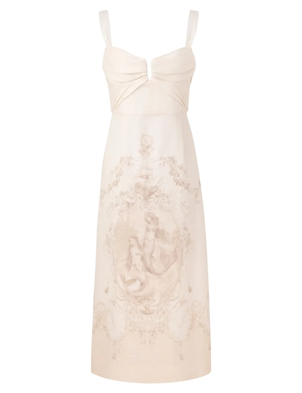 Drape Midi Dress