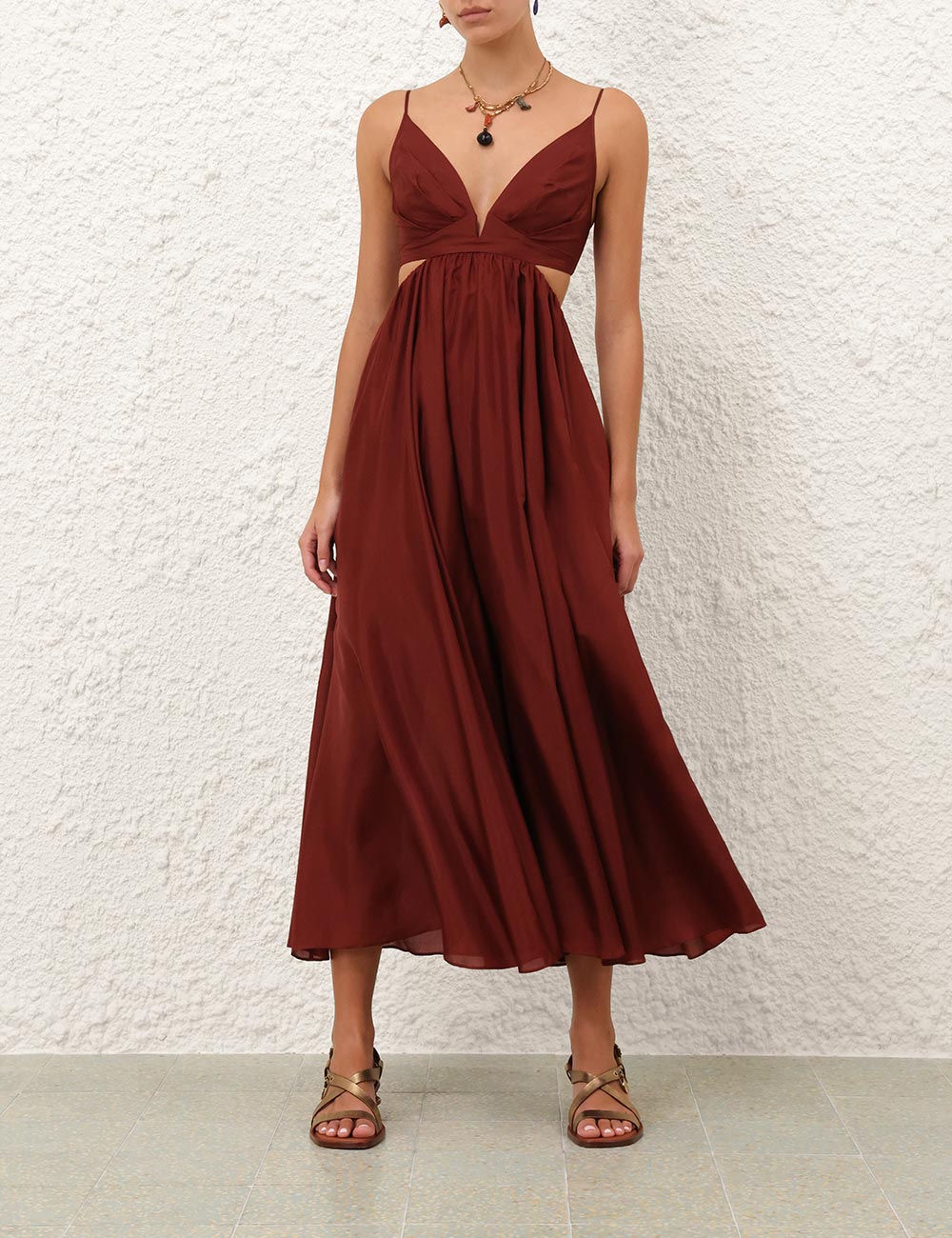 Wanderlust Plunge Maxi Dress