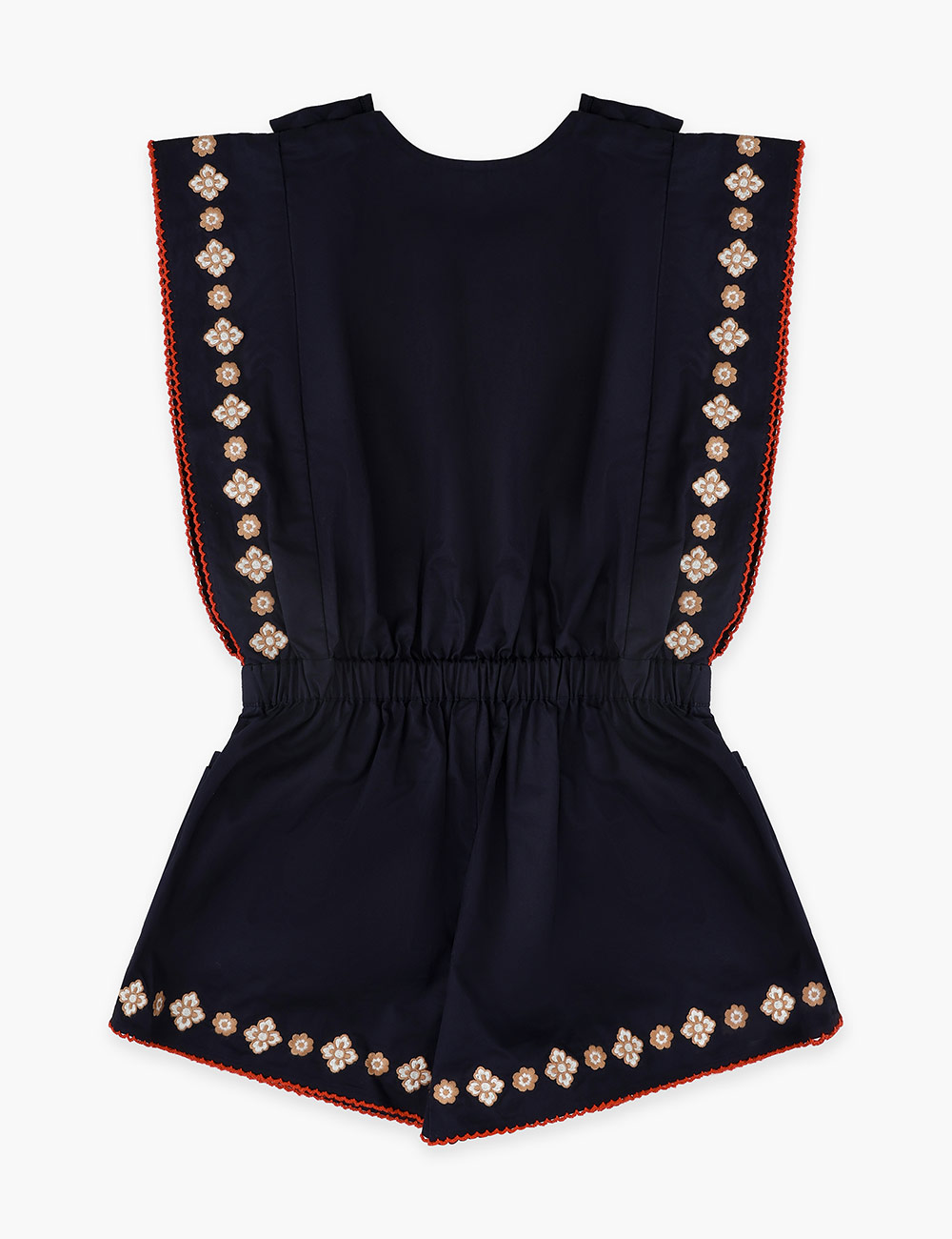 Aster Kids Embroidery Playsuit