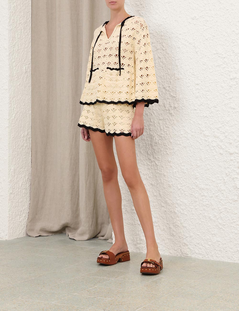 Aster Crochet Tunic Top