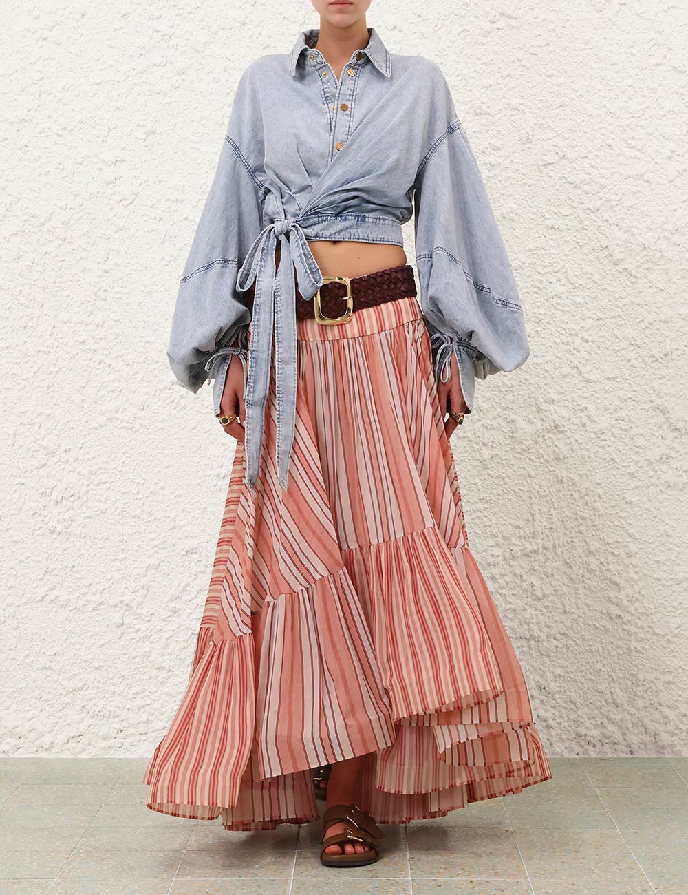 Rebellion Bohemian Midi Skirt