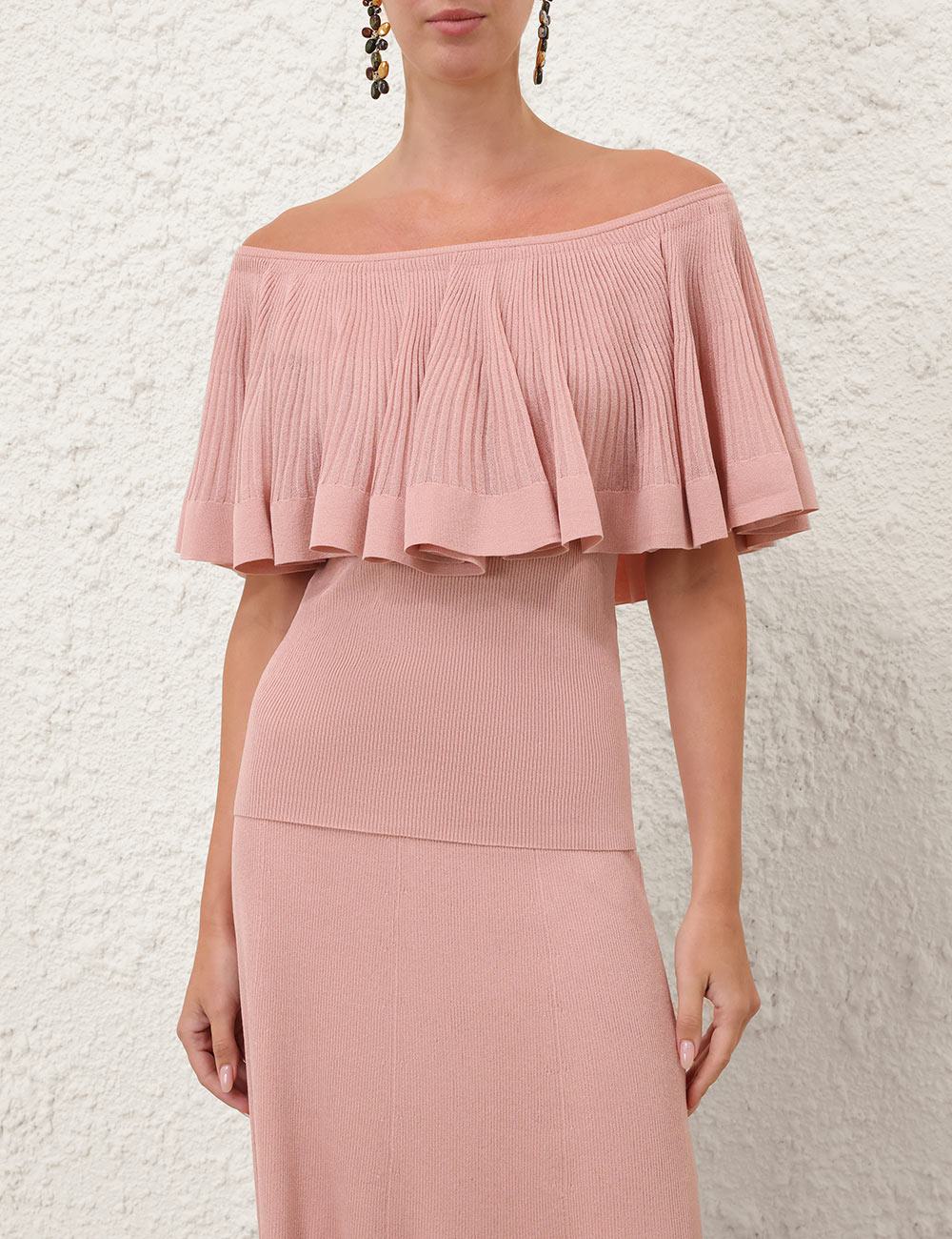 Luna Pleated Frill Top