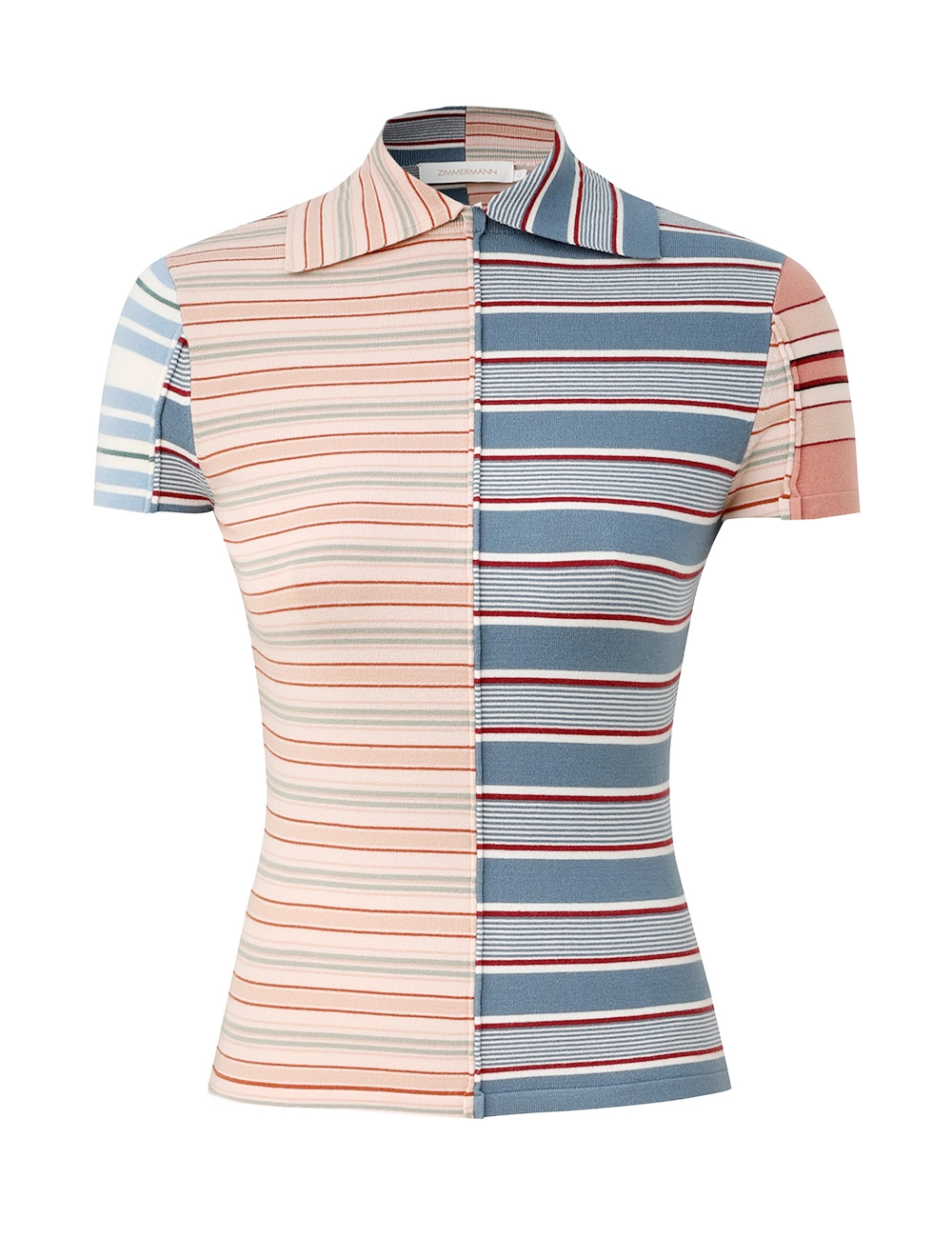 Rebellion Spliced Stripe Polo