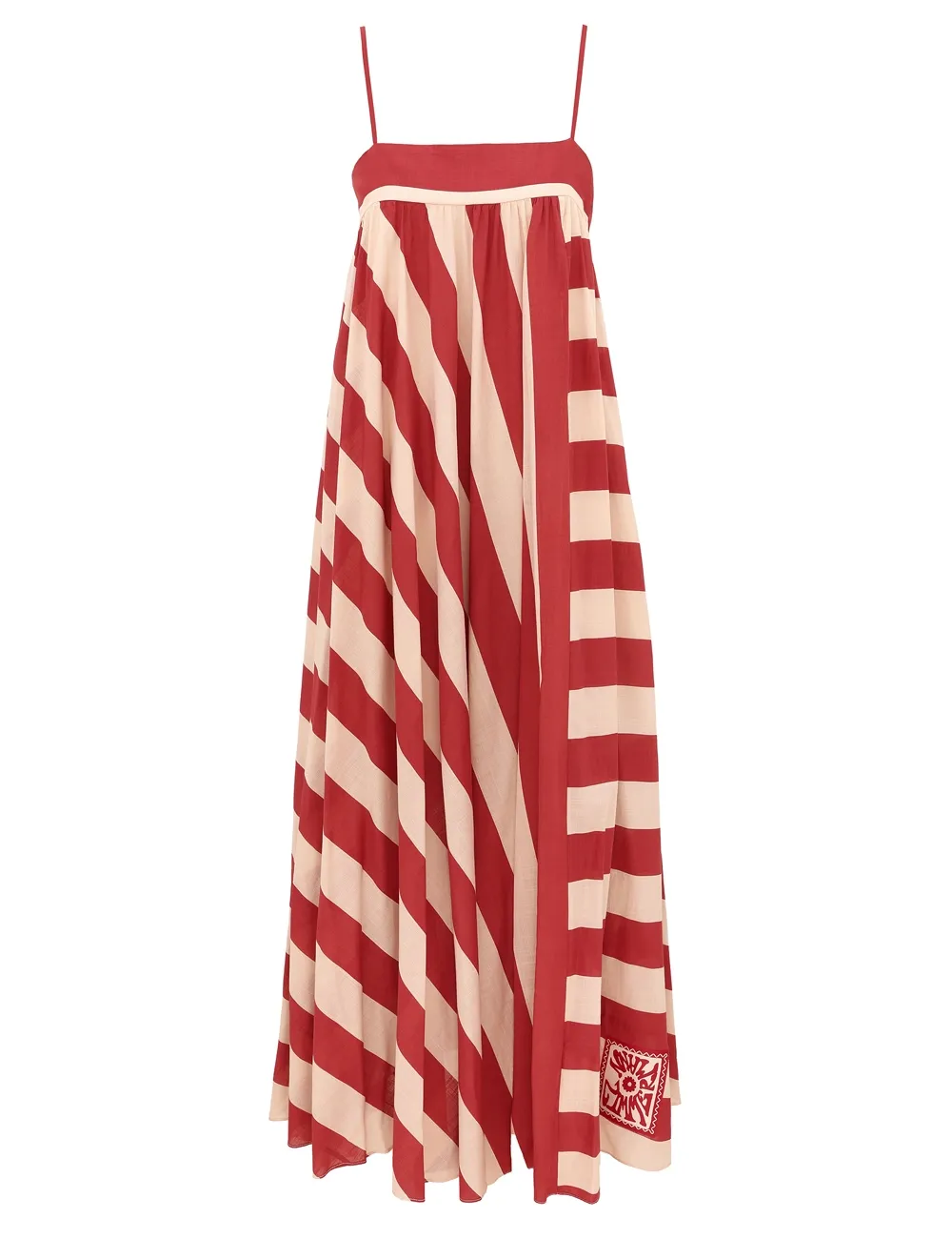 Roselight Stripe Maxi Dress