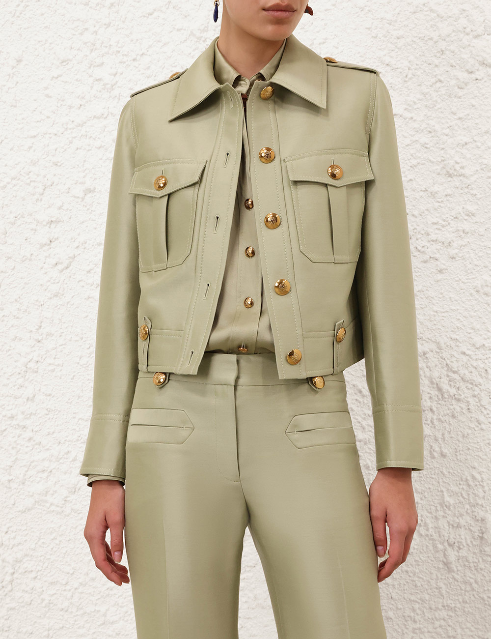 Rebellion Crop Utility Jacket