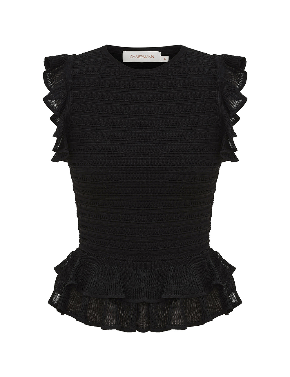 Luna Lace Frill Halter Top