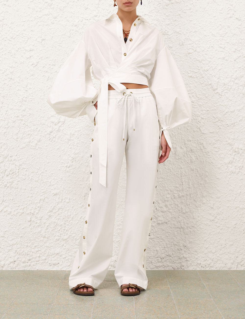Rebellion Poplin Button Pant