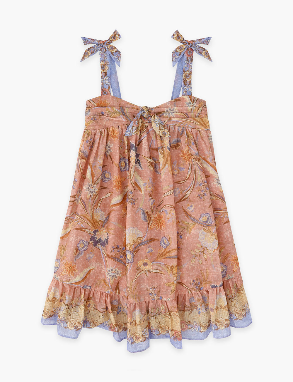 Indra Kids Tie Front Dress