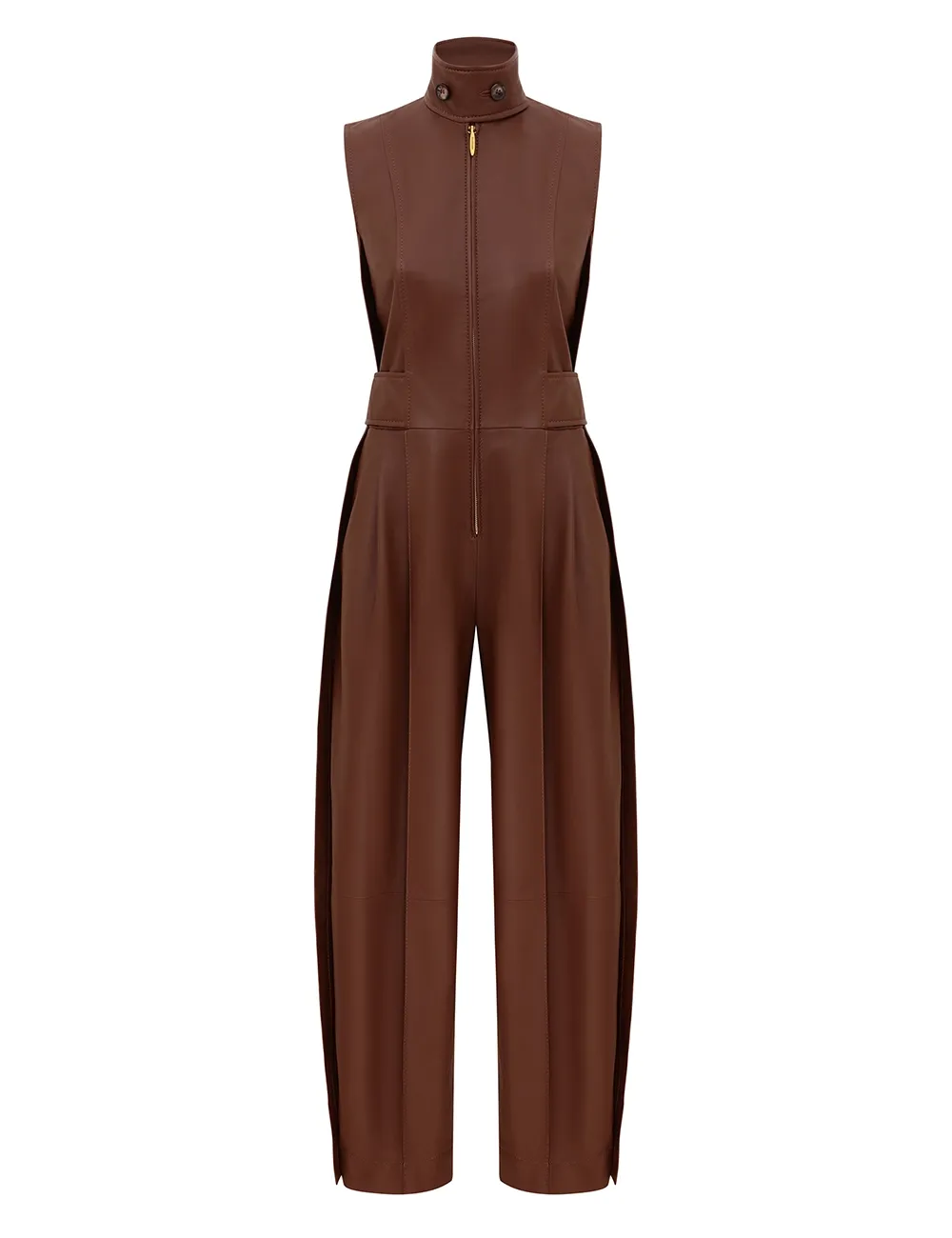 Luna Leather Jumpsuit
