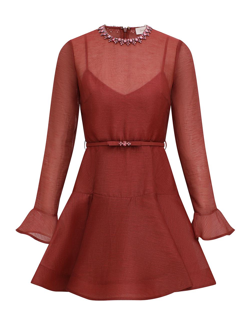Alchemy Peplum Mini Dress
