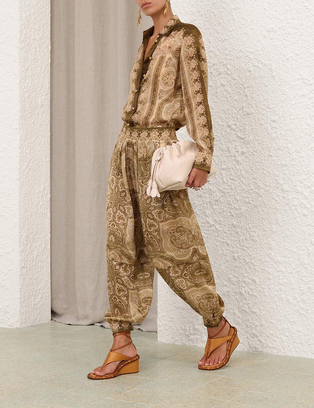Luna Satin Harem Pant
