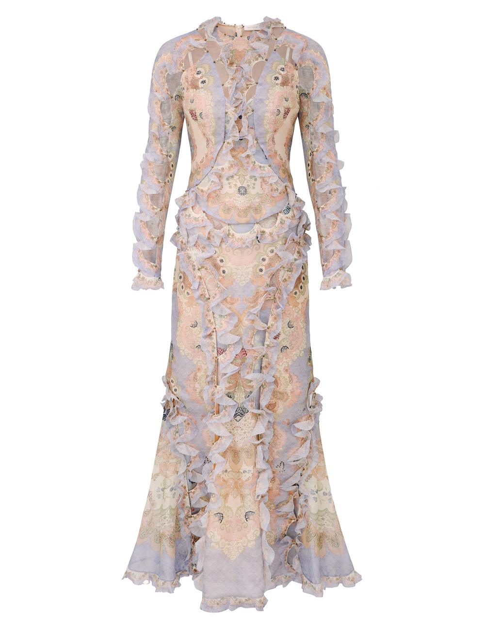 Rebellion Scallop Maxi Dress