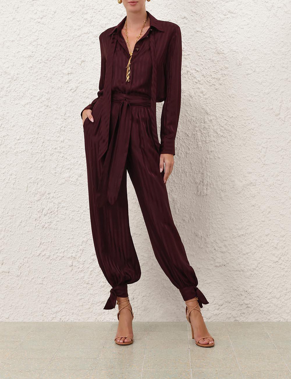 Luna Jacquard Harem Pant