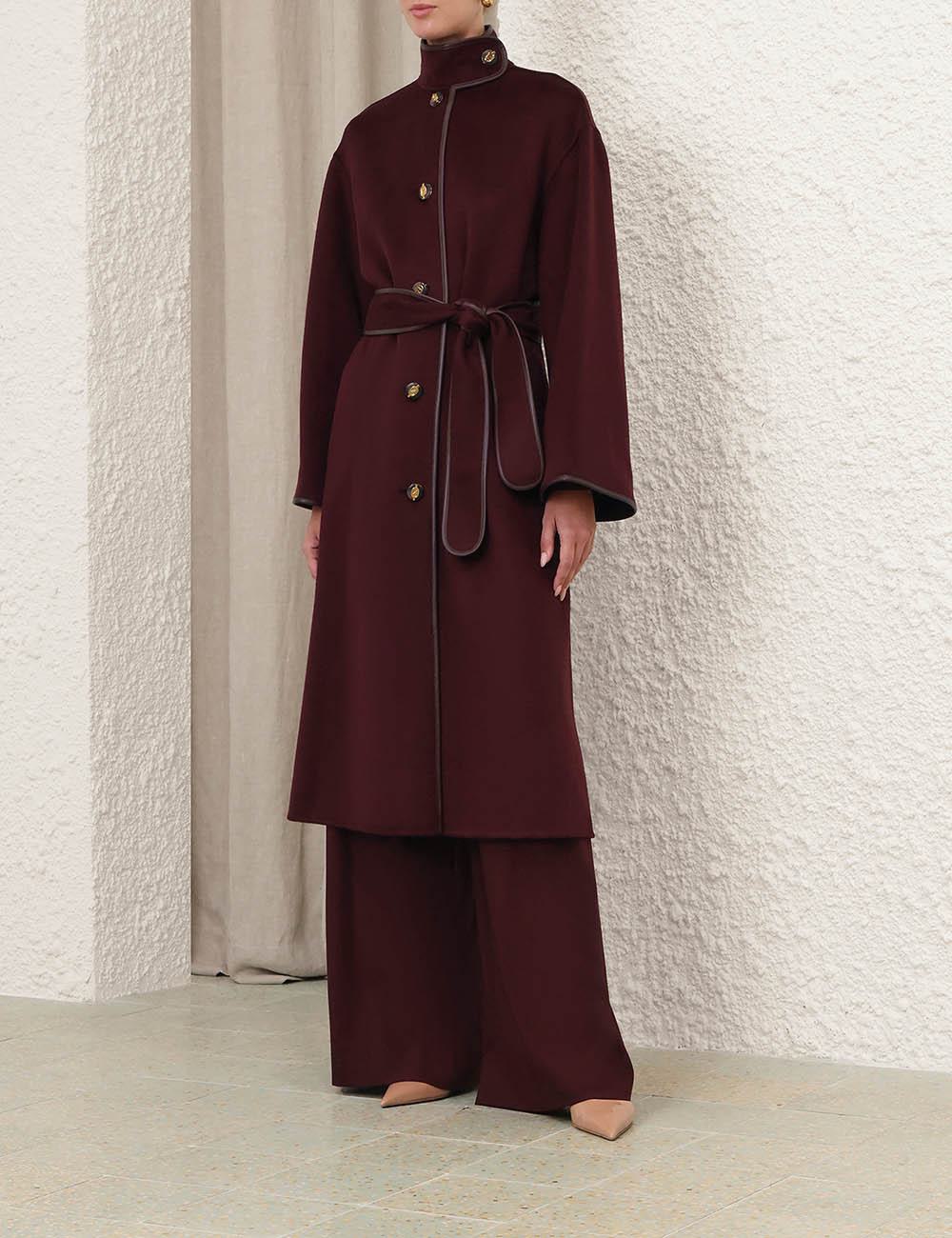 Luna Wool Wrap Coat