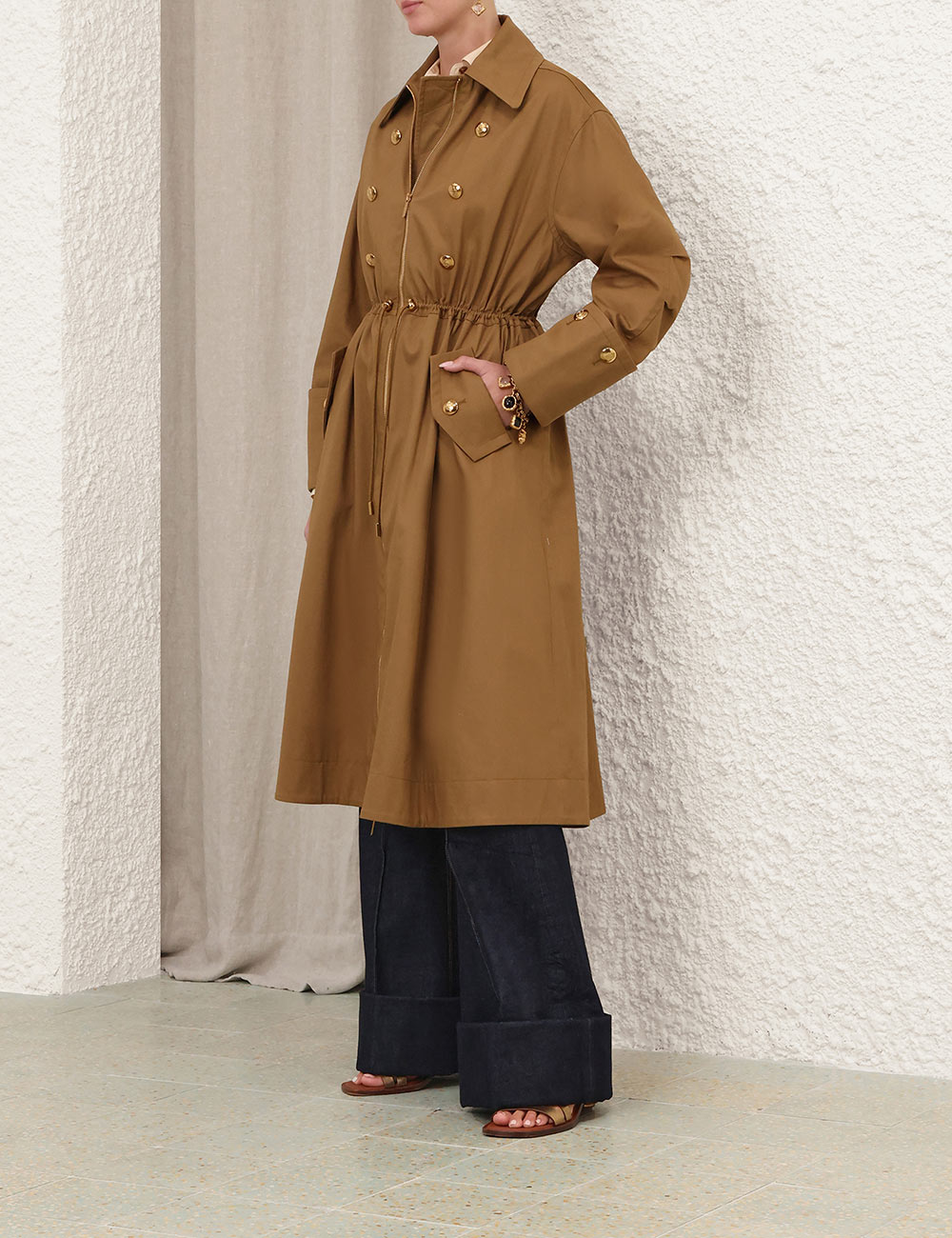 Rebellion Drawstring Trench