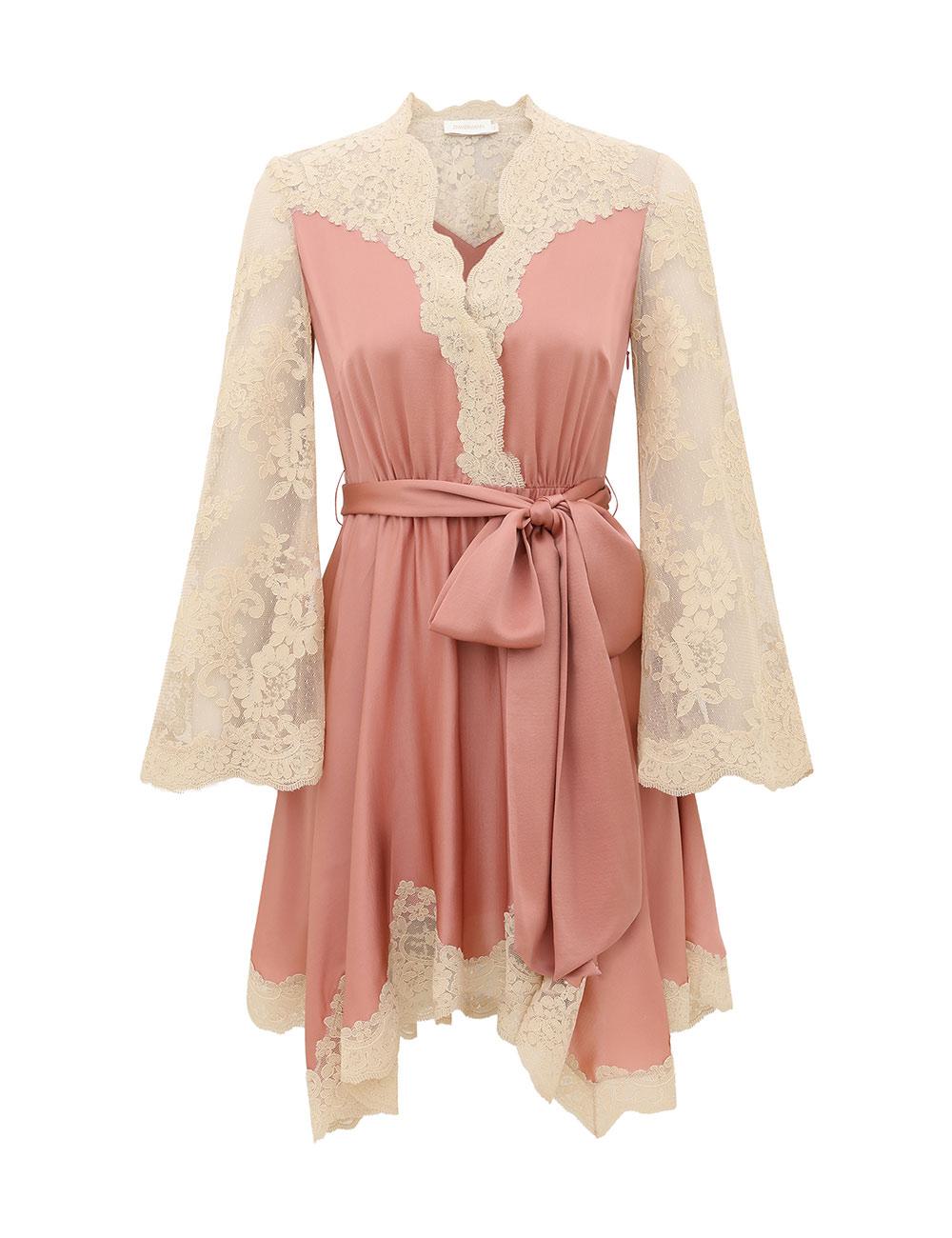 Luna Satin Drape Mini Dress