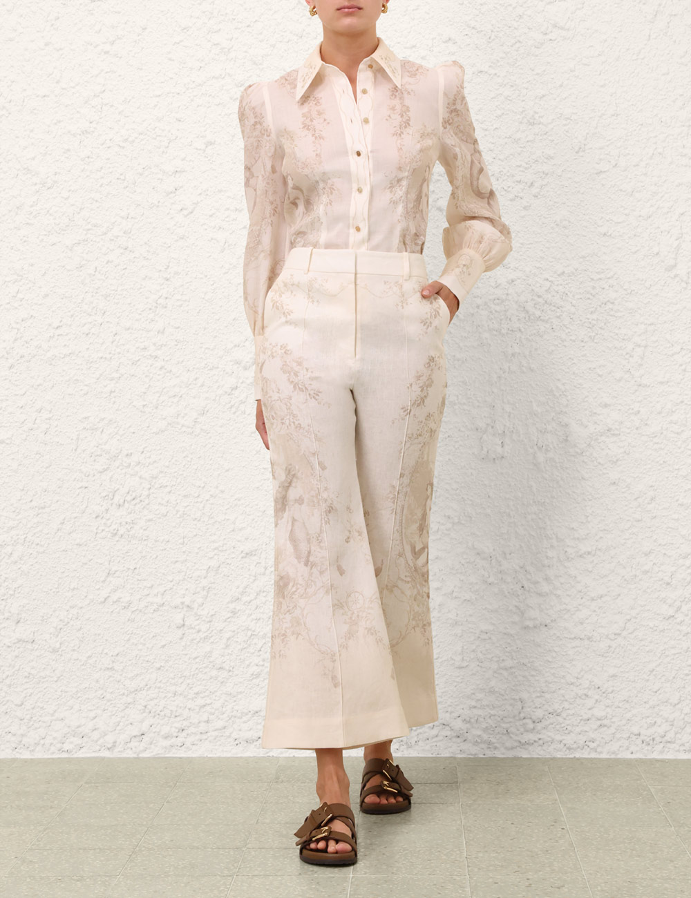 Cropped Flare Pant
